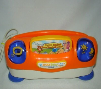 $17.95 • Buy Vtech Vsmile Baby Infant Development System Orange Console & Disney Game