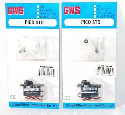 LOT 2 NOS RC GSW Pico Futaba Standard Servo GWSPICOF STD Airplane • $14.99