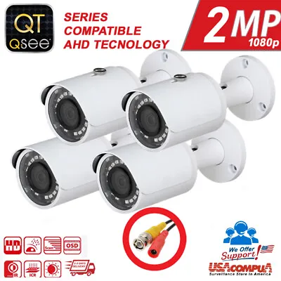Q-See COMPATIBLE QTH8053B 4-PACK 2MP 1080p 3.6MM Camera 4 Pack (NO Q-SEE LOGO) • $139.99