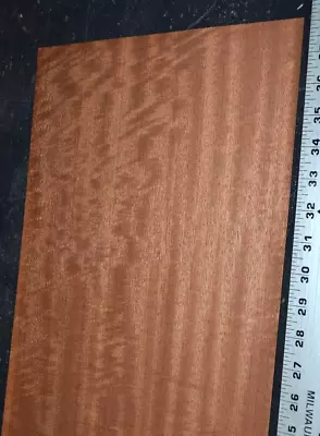 Mahogany Raw Wood Veneer Sheet 11.5 X 38 Inches 1/42nd       BLEMISHED  4669-79 • $14.99
