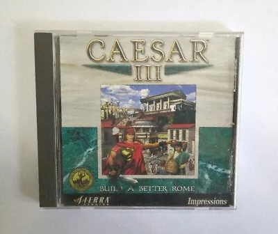 Caesar III 3 Original Game Software Genuine CD City Building Strategy Jewel Case • $24