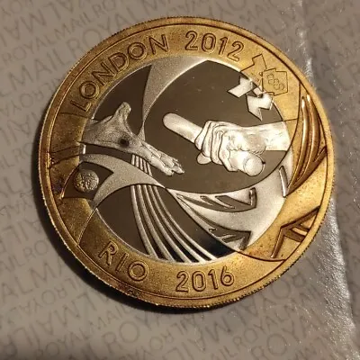 Royal Mint 2012 Silver Proof Olympic Games Handover To Rio £2 Coin • £19.90