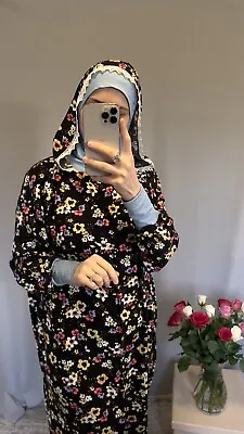 One Piece Prayer Dress With Attached Hijab Scarf Islamic Prayer Clothes Abaya • £30