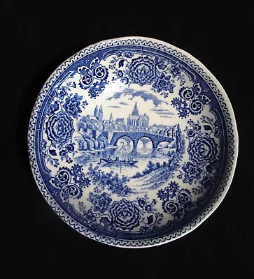 5 1/4  Villeroy & Boch Burgenland Blue Fruit/Dessert Bowl Vintage Porcelain • $3.99