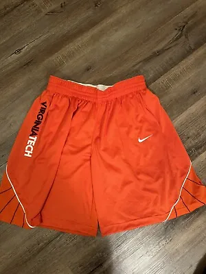 Authentic Nike Virginia Tech Team Issued Game Worn Used Basketball Shorts 42 • $24.99