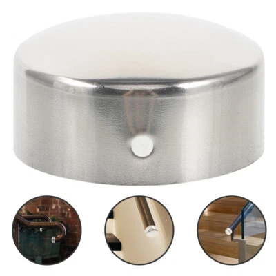 £3.48 • Buy 2pcs Handrail End Cap Rail Support Decorative Tube Protector Handrail Accessory
