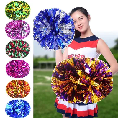 Decorator Club Sport Supplies Cheerleading Cheering Ball Cheerleader Pom Poms • £4.18