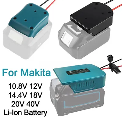 Power Wheels Adapter For Makita 12V 18V 40V Li-ion Battery DIY Power Connector • $8.99