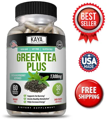 Green Tea Fat Burner 1200mg Natural Weight Loss Supplement Increase Metabolism • $9.98