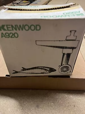 Vintage Kenwood A920 Mincer Attachment For Use With Kenwood Chef • £25