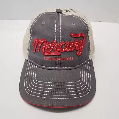 Authentic Mercury Marine Hat Gray/ Tan Mesh • $26.99