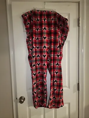 Disney Mickey Mouse Christmas Plaid Pajama Lounge Pants Men's 4XB Jammies For FA • $24.99