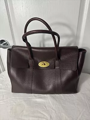 Mulberry Leather Bayswater Tote • $225