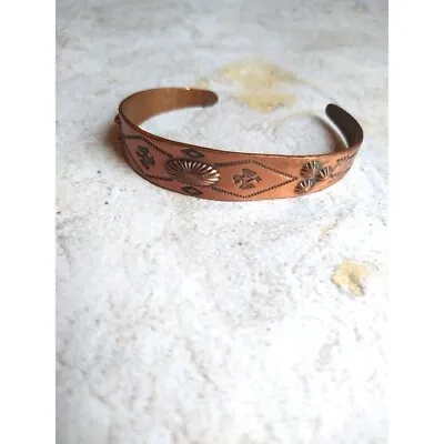 Vintage Copper Thunderbird Cuff Bracelet Bell Trading Company • $28