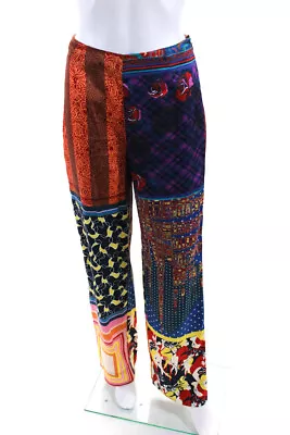 Staud Womens Multicolor Printed High Rise Wide Leg Pants Size 2 • $76.85