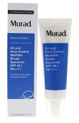 Murad Acne Control Oil And Pore Control Mattifier SPF 45 - 1.7oz - EXP 08/25 • $26.99