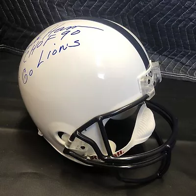 Jack Ham ￼Autographed “CH0F90 Go Lions” Mini Riddell Football Helmet ￼￼MAB • $1
