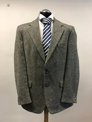 Magee Vintage Suit Jacket/blazer Khaki Pure New Wool 44l Excellent Condition • £31.99