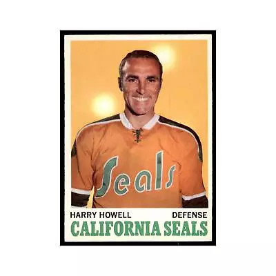 1970 Topps Harry Howell Oakland Seals #72 • $14.25