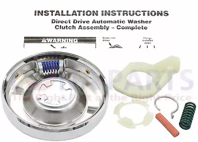 $12.99 • Buy New 285785 Or Ap3094537 Fits Whirlpool Kenmore Roper Washer Clutch Assembly Kit