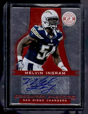 2012 Panini Totally Certified #154 Melvin Ingram #/290 • $2.99