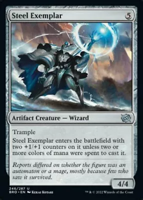 Magic The Gathering (mtg): BRO: Steel Exemplar  (x 4) • $4.36