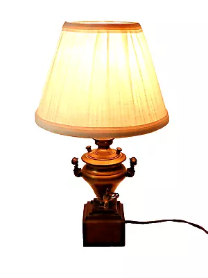 Vintage Victorian Small Brass Coffee Urn Lamp 14  • $21.93