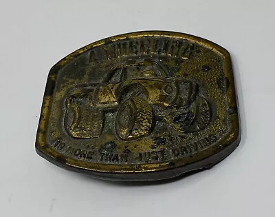 Vintage 4 Wheeling Belt Buckle Pickup Truck 4x4 Is More Than Just Driving • $7.17