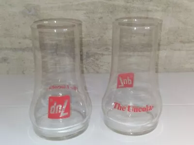 Vintage 7-UP Upside Down Glass  The Uncola Set Of 2 Glasses • $12.99