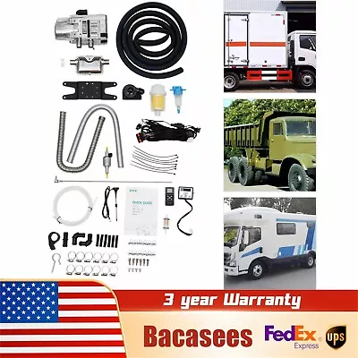 5000W 12V Diesel Water Heater Kit For RV Cars Heat Conduction Coolant Heating • $290