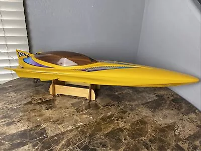 RC Speed Boat Off Shore Flyer Vintage Fiberglass Parts As Is Needs Repair • $148