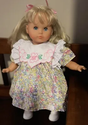 1989 BALICA DollCaitlin? 20”Blonde Zapf Creations Original Toddler West Germany • $39