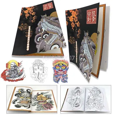 £12.96 • Buy Tattoo Art Design Flash Manuscript Book Drawing Line Sheet Reference A4 92 Pages