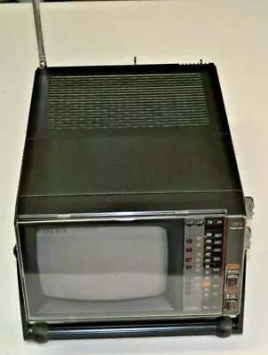 Vintage Lloyd's Portable 5  Black & White Television With Am/FM Radio Tested! • $22.50