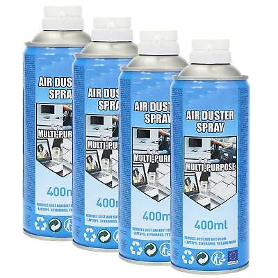 £6.95 • Buy 400ml Compressed Air Can Duster Spray Multi Purpose Cleaner Laptop Printer Pc