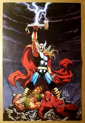 Civil War Avengers Thor Hercules Daredevil Wasp Marvel Poster By Michael Turner • $7.50