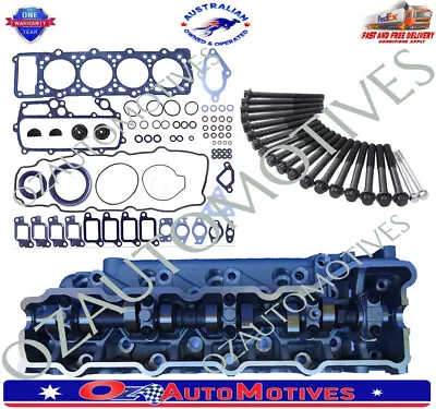 Assembled Cylinder Head 4m40 / 4m40t 8v Fits Mitsubishi Triton+gasket Kit+bolts • $639.46