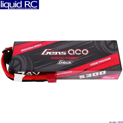 Gens Ace 2S5360DGT 7.4V 5300mAh 2S 60C G-Tech Smart LiPo: Deans • $53.85