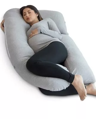 Pharmedoc Pregnancy Pillow U-Shape Full Body Pillow And Maternity Support • $49.99