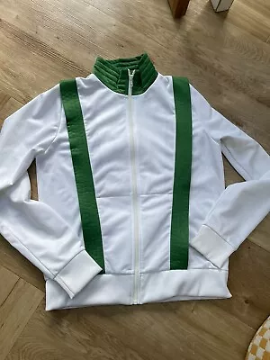 £20 • Buy Ganni Zip Up Top. An Overtop/sports Top. Fitted With High Neck.