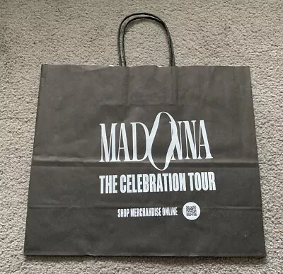 Madonna Celebration Tour Merchandise Paper Bag • $3.73