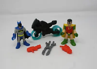 Imaginext DC Batman & Robin Figures Bundle - REF T1 • £10.99