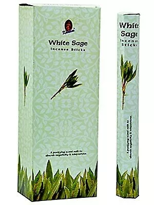 40 Sticks Kamini WHITE SAGE Nature Cleansing Incense Scent Insence Bulk • $8.79