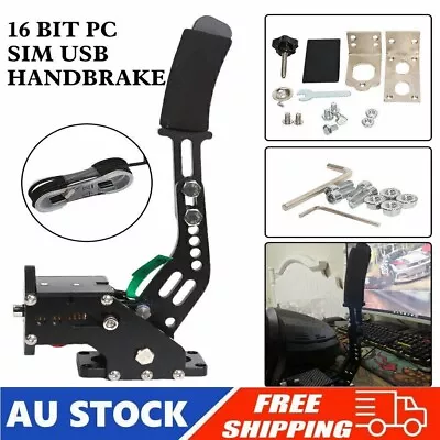 16 Bit Handbrake USB For Racing Games Wheel Stand Logitech G920 For PC Window • $66.49