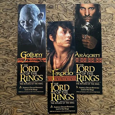 Lord Of The Rings Return Of The King Bookmarks Set Of 3 MINT 1998 • £9.63