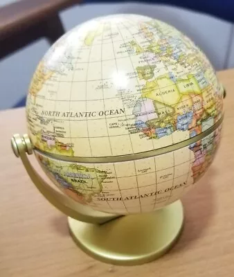 Annova Mini Antique Globe 4-inch / 10 Cm -Swivels In All Directions (Mini Globe) • $16