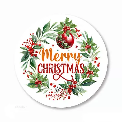 Merry Christmas Party Favors Envelope Seals Scrapbook Stickers Holiday Labels • $2.20