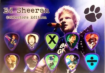 ED SHEERAN  **Guitar Pick Display**  Limited Edition • $11.96