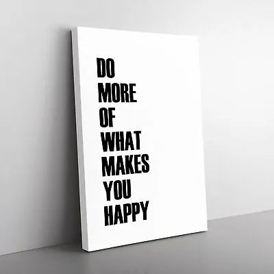 Do More Typography Canvas Wall Art Print Framed Picture Home Decor Living Room • £29.95