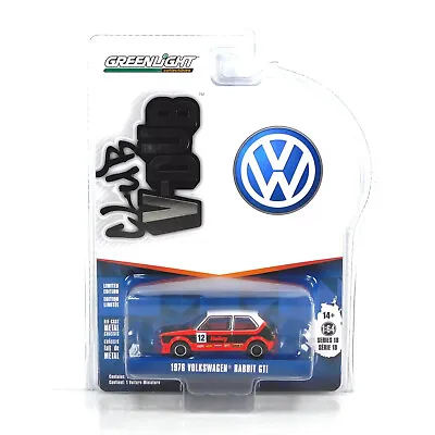 Holley 1976 VW Volkswagen Rabbit GTI V-Dubs Greenlight 1:64 Die-cast • $6.95